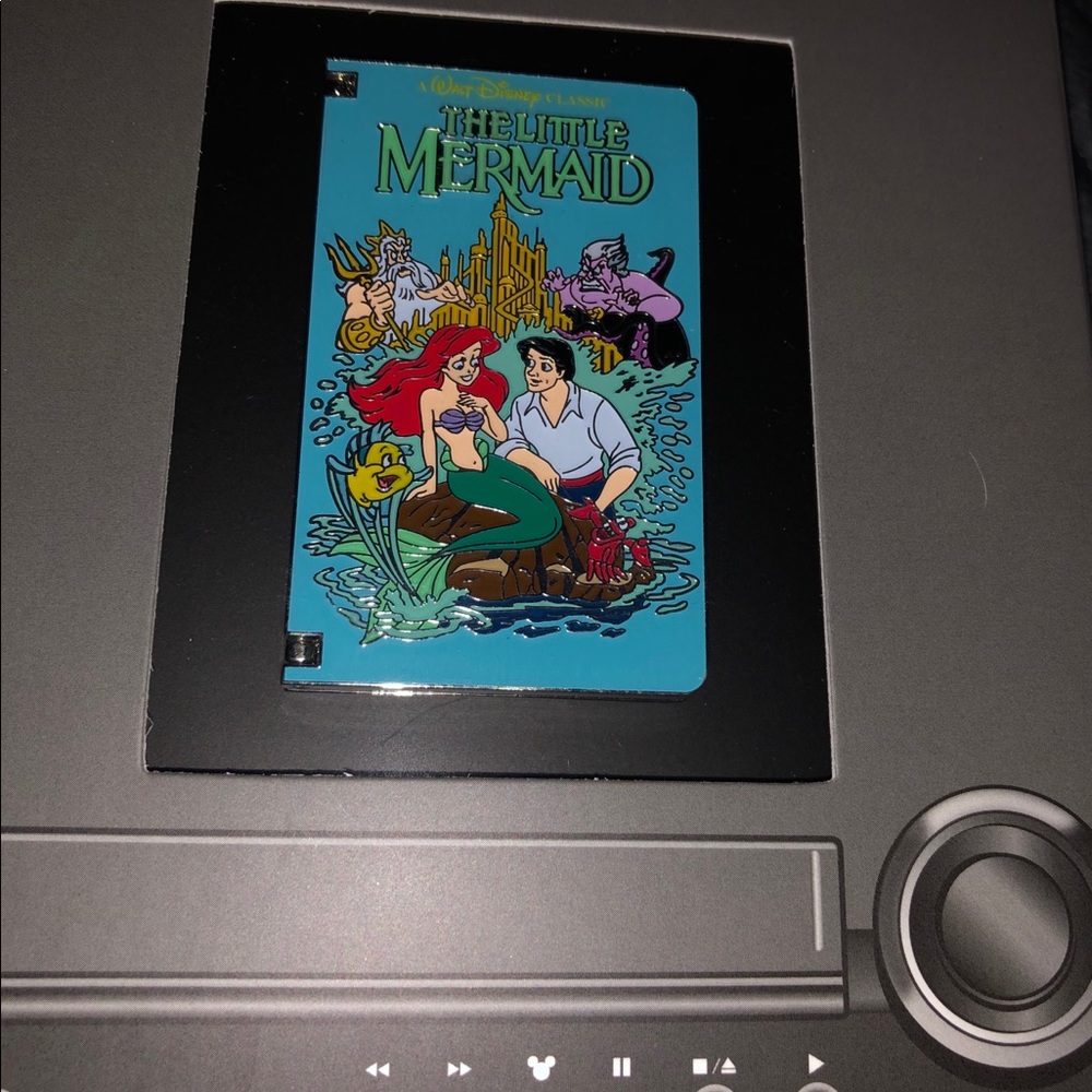 Little Mermaid VHS series pin.